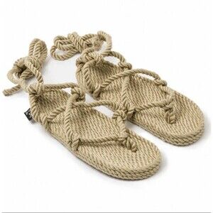 NWT Nomadic State Of Mind Romano Rope Sandals. Camel. Size 36/6. Boho. Hippie.